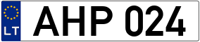 Truck License Plate